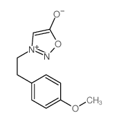 3-[2-(4-methoxyphenyl)ethyl]-1-oxa-2-aza-3-azoniacyclopent-3-en-5-one结构式