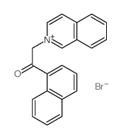 2-isoquinolin-2-yl-1-naphthalen-1-yl-ethanone Structure