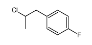 1-(2-chloro-propyl)-4-fluoro-benzene结构式