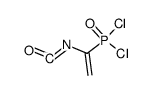 1-(dichlorophosphoryl)-ethenyl isocyanate Structure