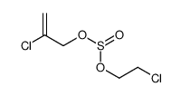 Sulfurous acid 2-chloroallyl 2-chloroethyl ester结构式
