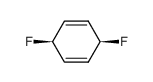 cis-3,6-difluorocyclohexadiene Structure