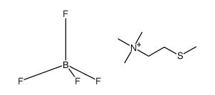 tetrafluoro-l4-borane,N,N,N-trimethyl-2-(methylthio)ethan-1-aminium salt Structure