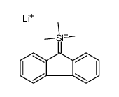 lithium,fluoren-9-id-9-yl(trimethyl)silane Structure