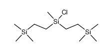 ((chloro(methyl)silanediyl)bis(ethane-2,1-diyl))bis(trimethylsilane) Structure