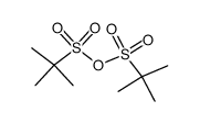 2-methylpropane-2-sulfonic anhydride结构式