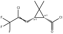 Z-顺式氯氟菊酰氯结构式