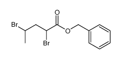 benzyl α,γ-dibromovalerate Structure