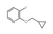 2-(环丙基甲氧基)-3-碘吡啶结构式