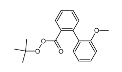 t-butyl 2'-methoxybiphenyl-2-peroxycarboxylate结构式