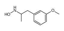 N-hydroxy-(3-methoxyphenyl)-2-propylamine结构式