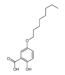 2-hydroxy-5-octoxybenzoic acid Structure