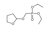 2-(diethoxyphosphorylmethoxy)oxolane Structure