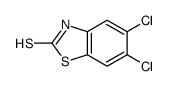 5,6-Dichloro-1,3-benzothiazole-2(3H)-thione结构式