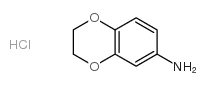 2,3-Dihydrobenzo[b][1,4]dioxin-6-amine hydrochloride结构式