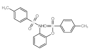 Benzenesulfonamide,4-methyl-N-[2-[[(4-methylphenyl)sulfonyl]oxy]phenyl]-结构式