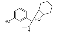 3-[(S)-[(1S,2S)-2-hydroxycyclohexyl]-(methylamino)methyl]phenol Structure