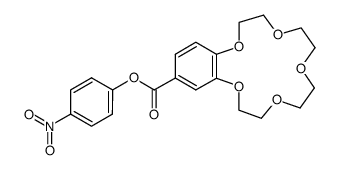4'-(4-nitrophenoxycarbonyl)benzo-15-crown-5 Structure