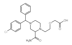 西替利嗪酰胺结构式