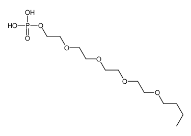 3,6,9,12-Tetraoxahexadecan-1-ol, phosphate Structure