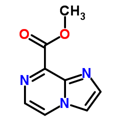 咪唑并[1,2-a]吡嗪-8-羧酸甲酯结构式