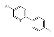 2-(4-氟苯基)-5-甲基吡啶结构式