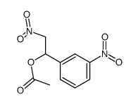 2-nitro-1-(3-nitrophenyl)ethyl acetate Structure
