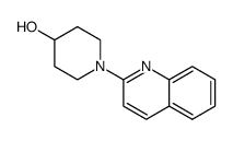 1-(quinolin-2-yl)piperidin-4-ol Structure