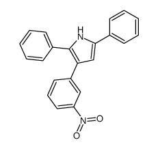 3-(3-nitrophenyl)-2,5-diphenyl-1H-pyrrole Structure