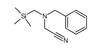 N-benzyl-N-(trimethylsilylmethyl)aminoacetonitrile结构式