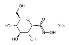 ammonium 2-(β-D-glucopyranosyl)diazene-1-olate-2-oxide Structure