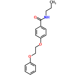 4-(2-Phenoxyethoxy)-N-propylbenzamide结构式