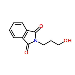 N-(3-Hydroxypropyl)phthaliMide Structure