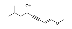 8-methoxy-2-methyloct-7-en-5-yn-4-ol结构式
