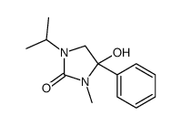 4-hydroxy-3-methyl-4-phenyl-1-propan-2-ylimidazolidin-2-one结构式