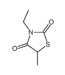 3-ethyl-5-methyl-1,3-thiazolidine-2,4-dione结构式