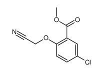 methyl 5-chloro-2-(cyanomethoxy)benzoate结构式