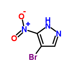 4-溴-3-硝基吡唑结构式