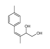 3-methyl-4-(4-methylphenyl)but-3-ene-1,2-diol结构式
