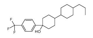 4-(4-propylcyclohexyl)-1-[4-(trifluoromethyl)phenyl]cyclohexan-1-ol结构式