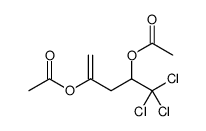 1-Pentene-2,4-diol, 5,5,5-trichloro-, 2,4-diacetate结构式