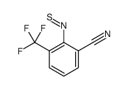 Benzonitrile, 2-(thionitroso)-3-(trifluoromethyl) Structure