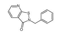 2-benzyl-[1,2]thiazolo[5,4-b]pyridin-3-one Structure