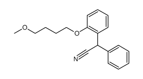 [2-(4-methoxy-butoxy)-phenyl]-phenyl-acetonitrile结构式