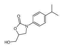 5-(hydroxymethyl)-3-(4-propan-2-ylphenyl)-1,3-oxazolidin-2-one Structure