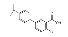 4-(叔丁基)-4-氯-[1,1-联苯]-3-羧酸结构式