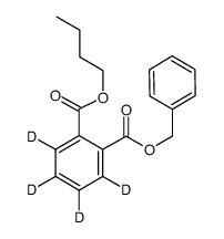 邻苯二甲酸苄基丁基酯-D4结构式