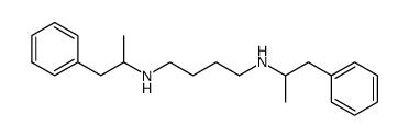 N,N'-bis-(1-methyl-2-phenyl-ethyl)-butanediyldiamine Structure