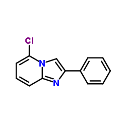 5-氯-2-苯基h-咪唑并[1,2-a]吡啶结构式