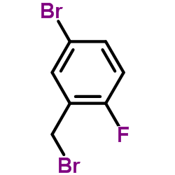 2-Fluoro-5-bromobenzylbromide Structure